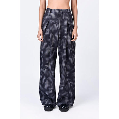 Genes Lecoanet Hemant Multi-color Banana Crepe Trousers