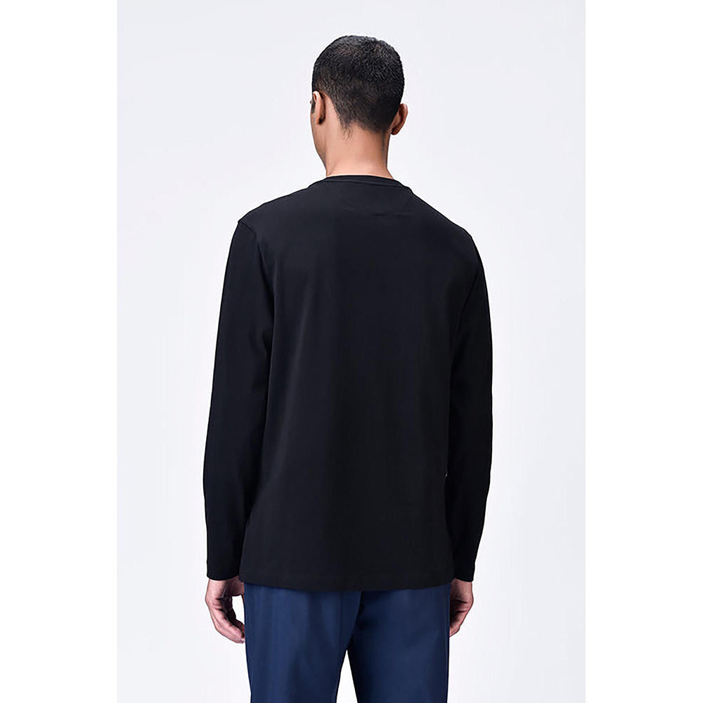 Genes Lecoanet Hemant Crew Neck T-Shirt With Uv Flower Sticker