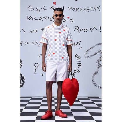 Genes Lecoanet Hemant Chess Board Semi-Fitted Polo