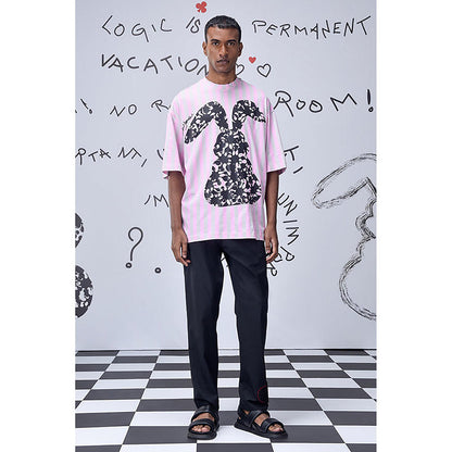 Genes Lecoanet Hemant Solo Bunny T-Shirt- Pink