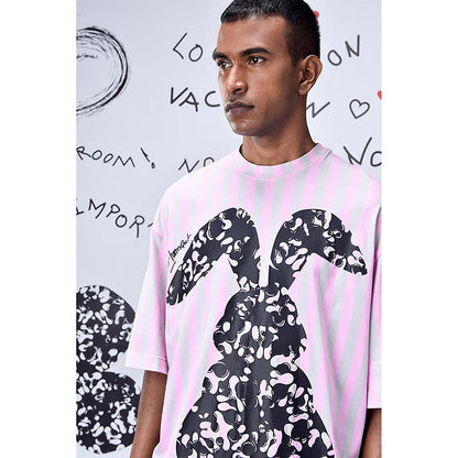 Genes Lecoanet Hemant Solo Bunny T-Shirt- Pink