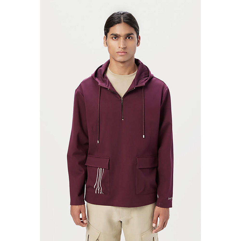 Genes Lecoanet Hemant Relaxed Fit Hoodie With Front Flap Pocket