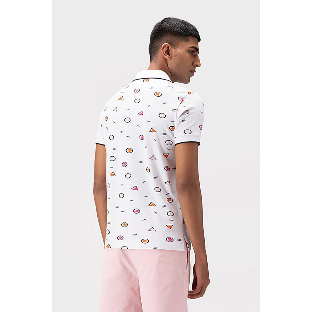 Genes Lecoanet Hemant Floral Iconography Men Polo Shirt