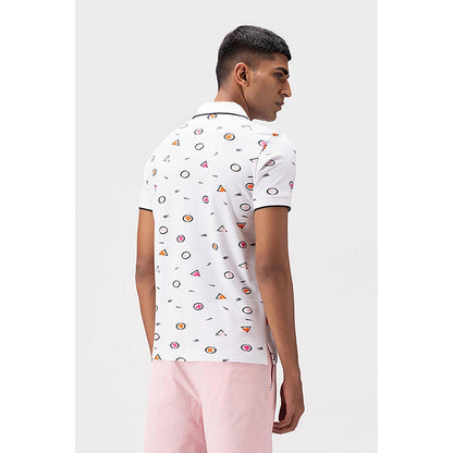 Genes Lecoanet Hemant Floral Iconography Men Polo Shirt