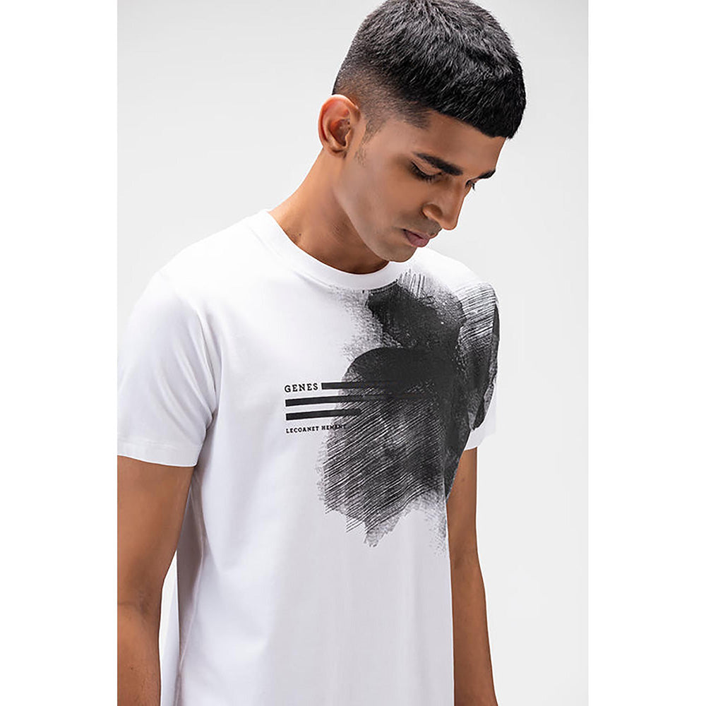 Genes Lecoanet Hemant Ombre Floral Men T-Shirt