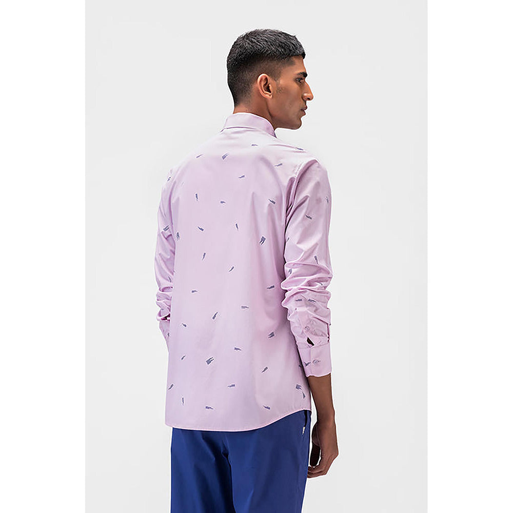 Genes Lecointe Hemant Genes Monogrammed Men Shirt
