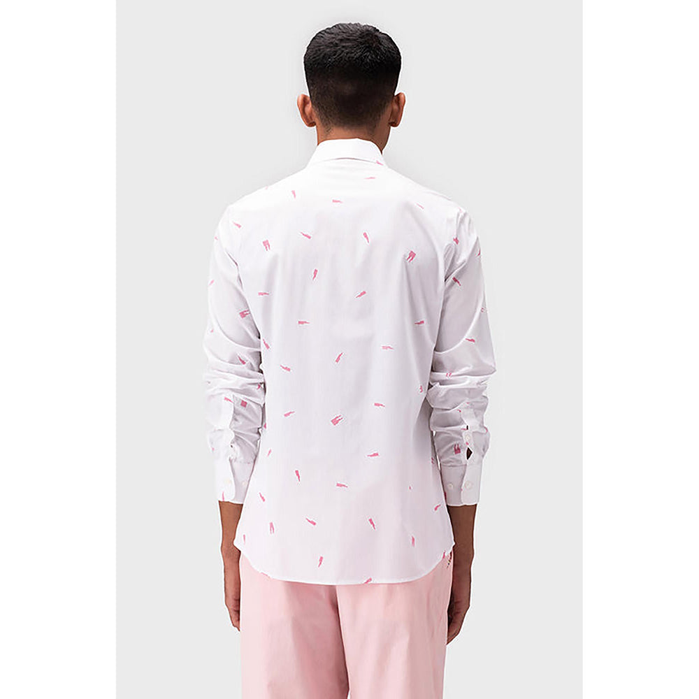 Genes Lecointe Hemant Genes Monogrammed Men Shirt