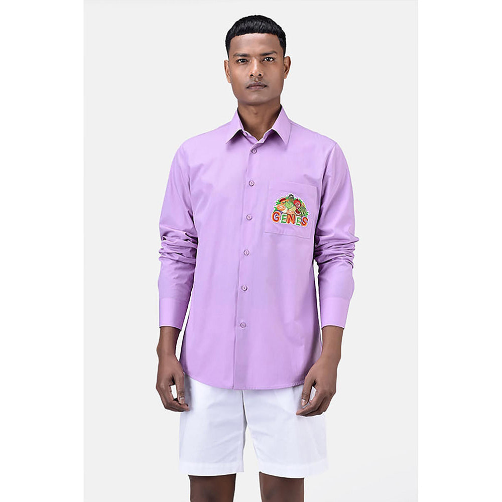 Genes Lecointe Hemant Men's Regular Fit Button Down Shirt
