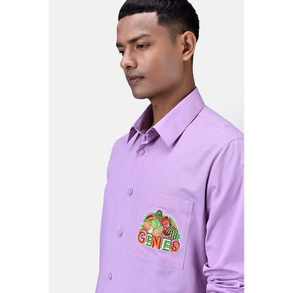 Genes Lecointe Hemant Men's Regular Fit Button Down Shirt