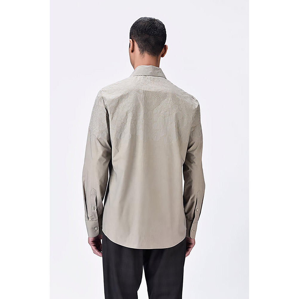 Genes Lecointe Hemant Giza Cotton Poplin Regular Fit Button-Up Shirt