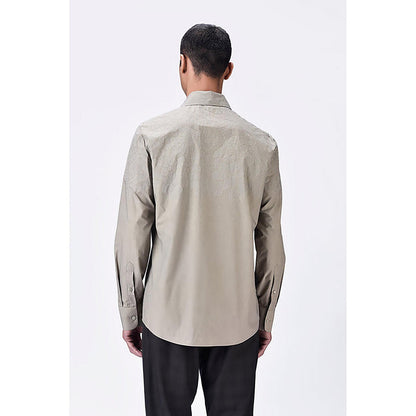 Genes Lecointe Hemant Giza Cotton Poplin Regular Fit Button-Up Shirt