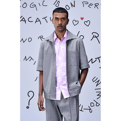 Genes Lecointe Hemant Waistband Detail Relax Fit Shirt