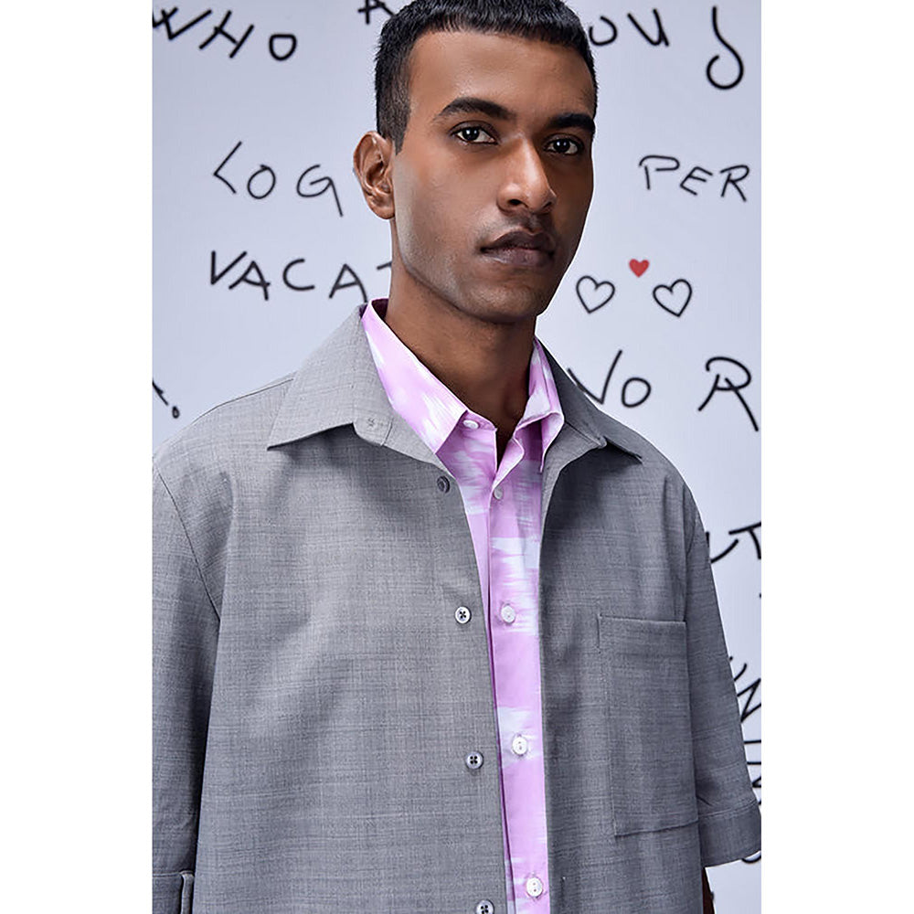 Genes Lecointe Hemant Waistband Detail Relax Fit Shirt