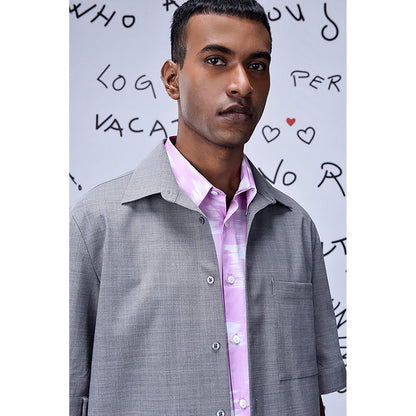 Genes Lecointe Hemant Waistband Detail Relax Fit Shirt