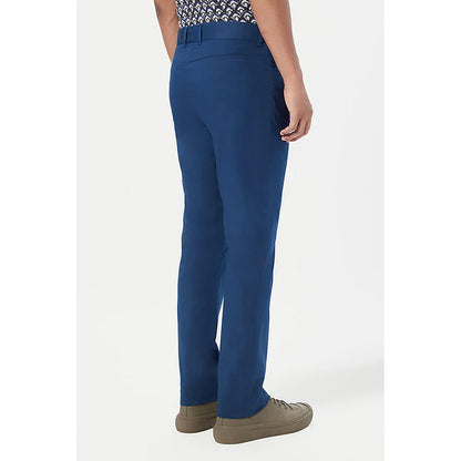 Genes Lecointe Hemant Slim Fit Trousers With Back Bone Pocket