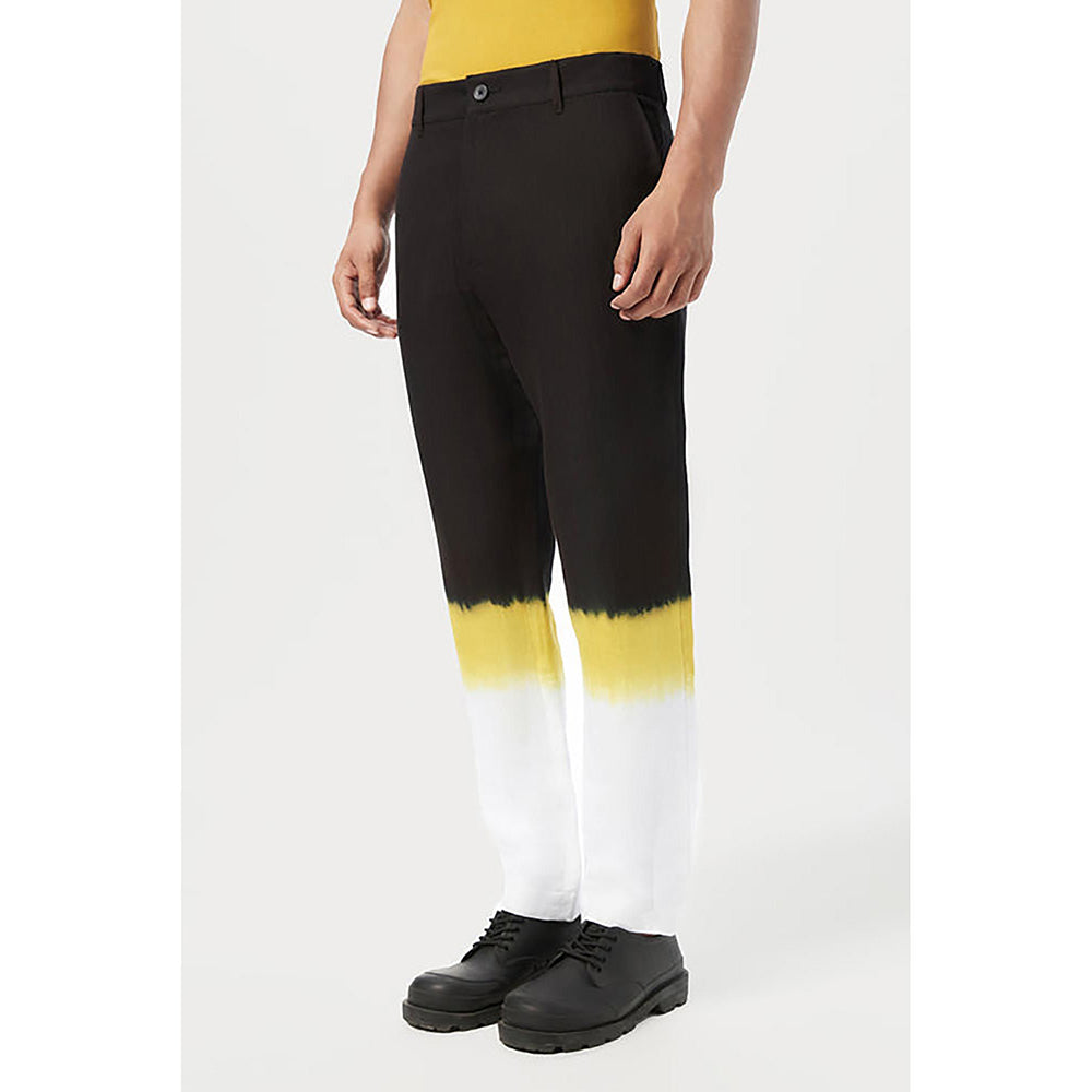 Genes Lecointe Hemant Regular Fit Trousers With Back Inseam Pockets