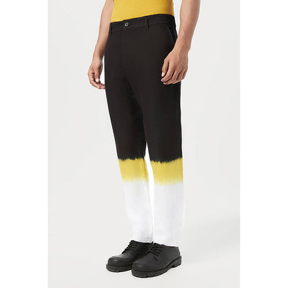 Genes Lecointe Hemant Regular Fit Trousers With Back Inseam Pockets