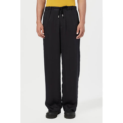 Genes Lecointe Hemant Straight Fit Trousers With Front Drawstrings