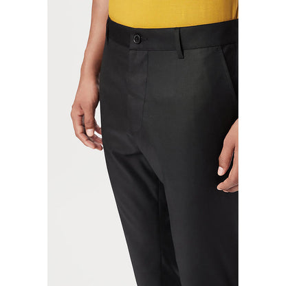 Genes Lecointe Hemant Regular Fit Trousers With Back Patch Pocket