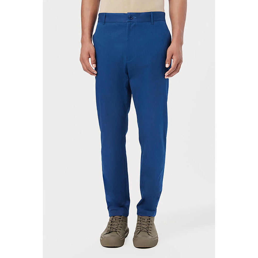 Genes Lecointe Hemant Regular Fit Trousers With Back Bone Pocket