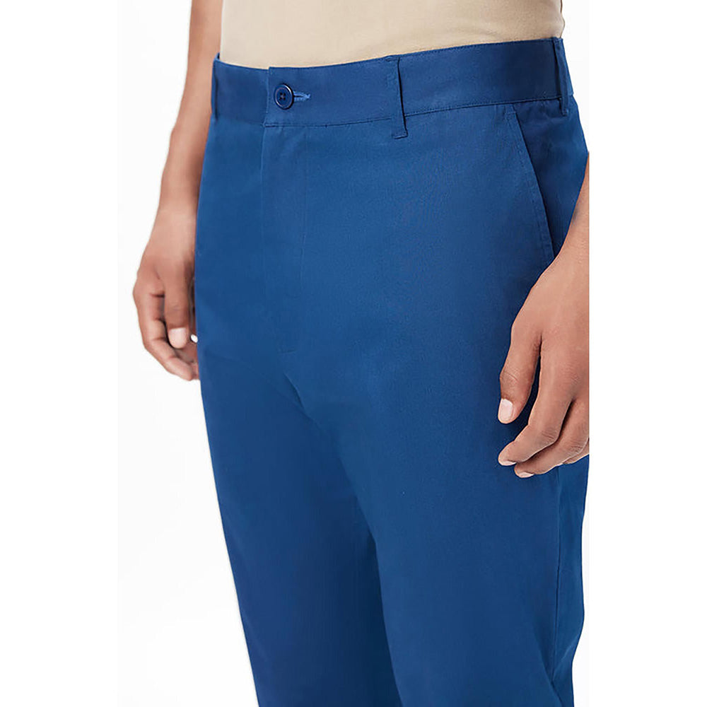 Genes Lecointe Hemant Regular Fit Trousers With Back Bone Pocket