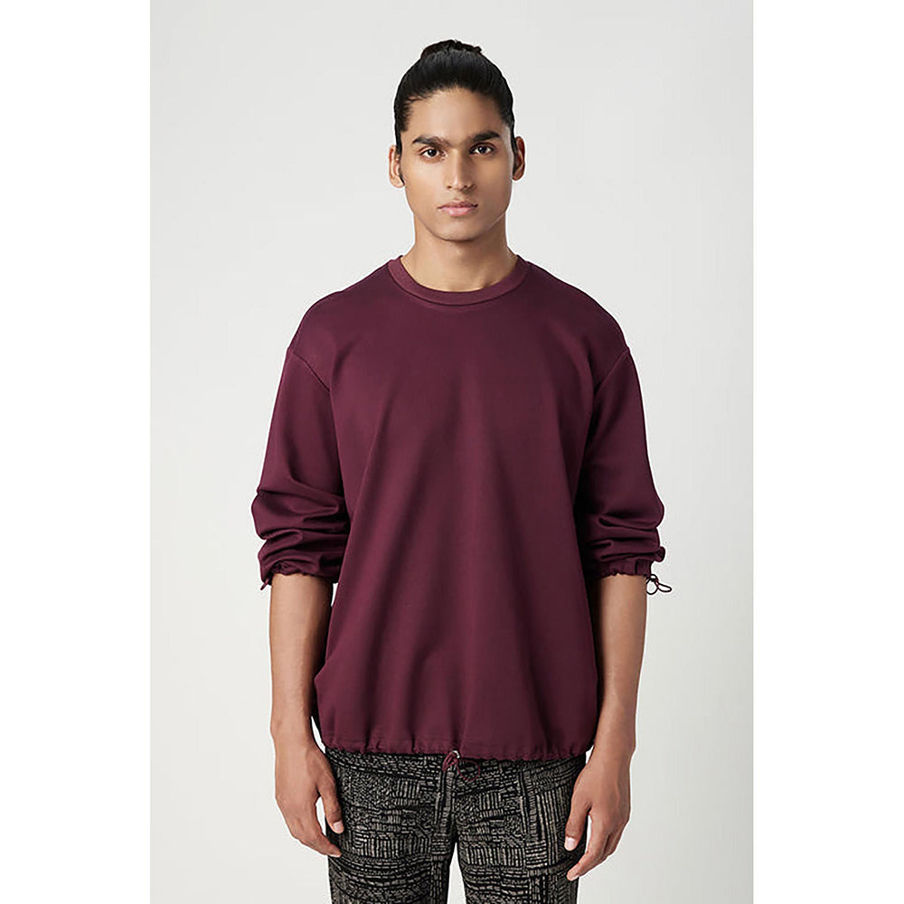Genes Lecointe Hemant Relaxed Fit Sweatshirt With Drop Shoulder