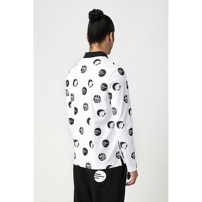 Genes Lecointe Hemant Regular Fit Full Sleeve Polo T-Shirt