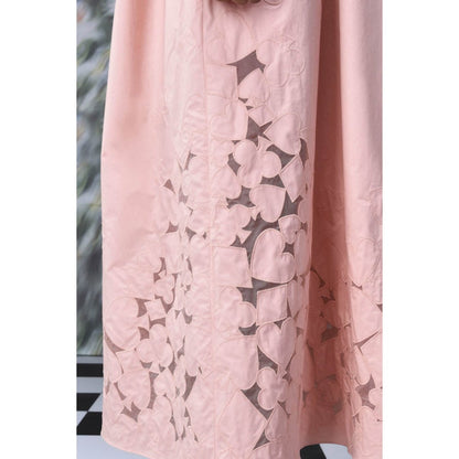 Genes Lecoanet Hemant Playing Card Maxi A-Line Dress- Beige Rosie