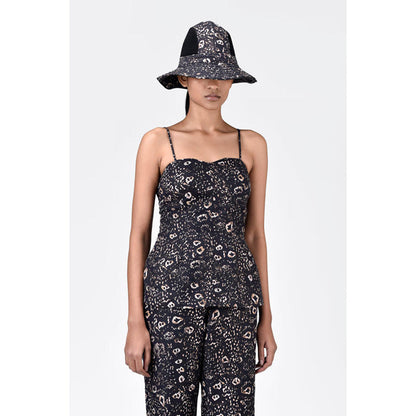 Genes Lecoanet Hemant Slim Fit Corset With Animal Print