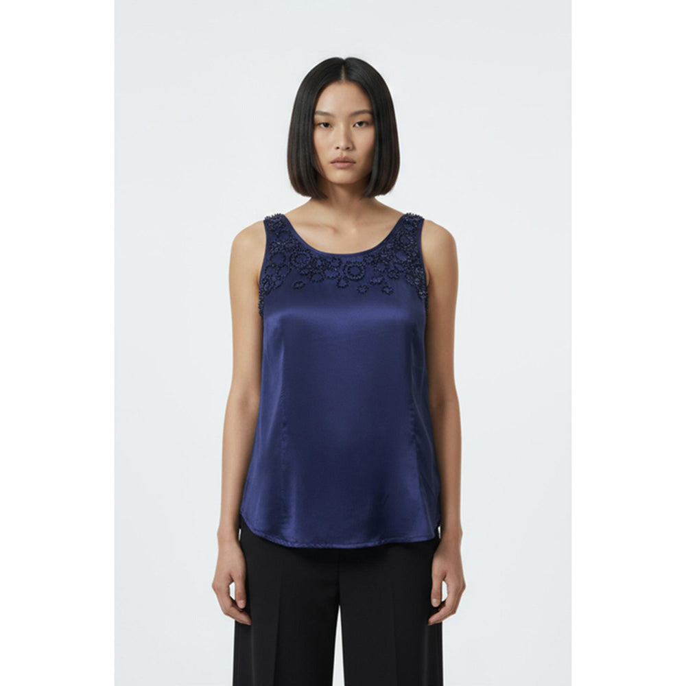 Genes Lecoanet Hemant Heart Print Top - Nile Green