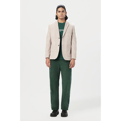 Genes Lecoanet Hemant Beige Solid/Plain Jacket