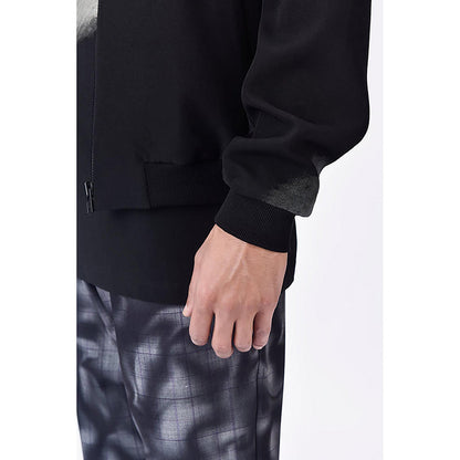 Genes Lecoanet Hemant Black Banana Crepe Bomber