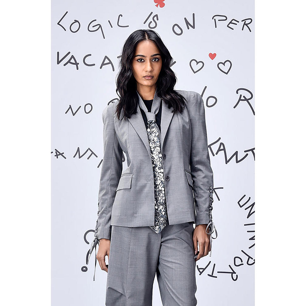 Genes Lecoanet Hemant Women's Wool Slim Fit Jacket