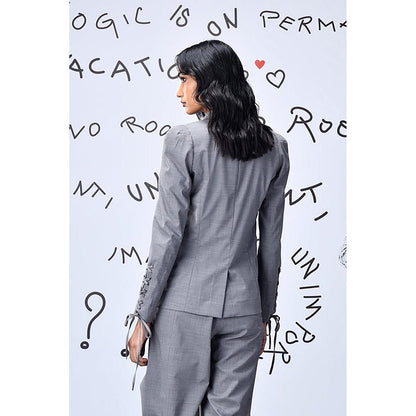 Genes Lecoanet Hemant Women's Wool Slim Fit Jacket