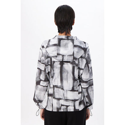 Genes Lecoanet Hemant Grey Cotton Checks Jacket