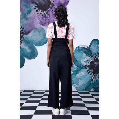 Genes Lecoanet Hemant Multi-Color Wool Crew Neck Solid/Plain Dungarees
