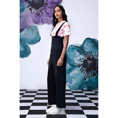 Genes Lecoanet Hemant Multi-Color Wool Crew Neck Solid/Plain Dungarees