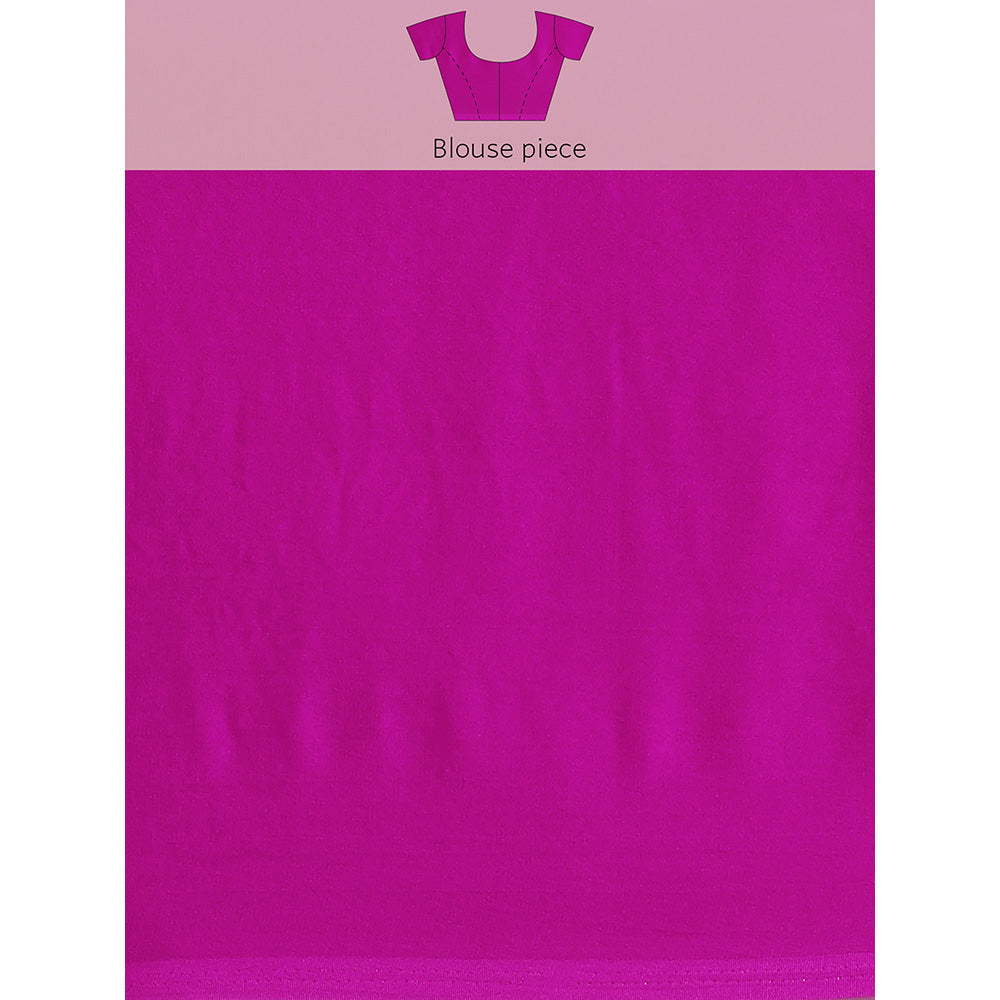 Geroo Jaipur Pink Shaded Organza Saree