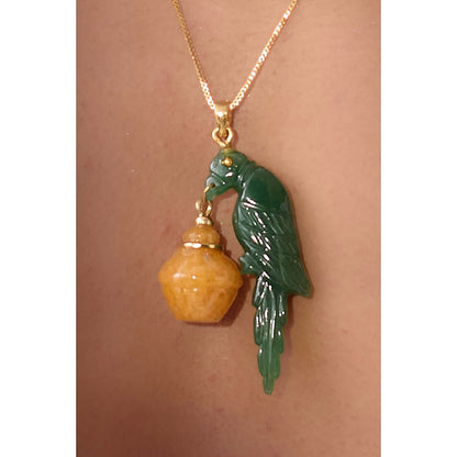 Goddess Of Glocal Green Aesop Pendant
