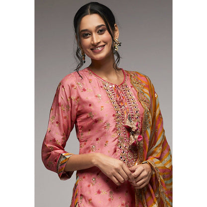 Gopi Vaid Fuchsia Rashida Short Sharara (Set of 3)