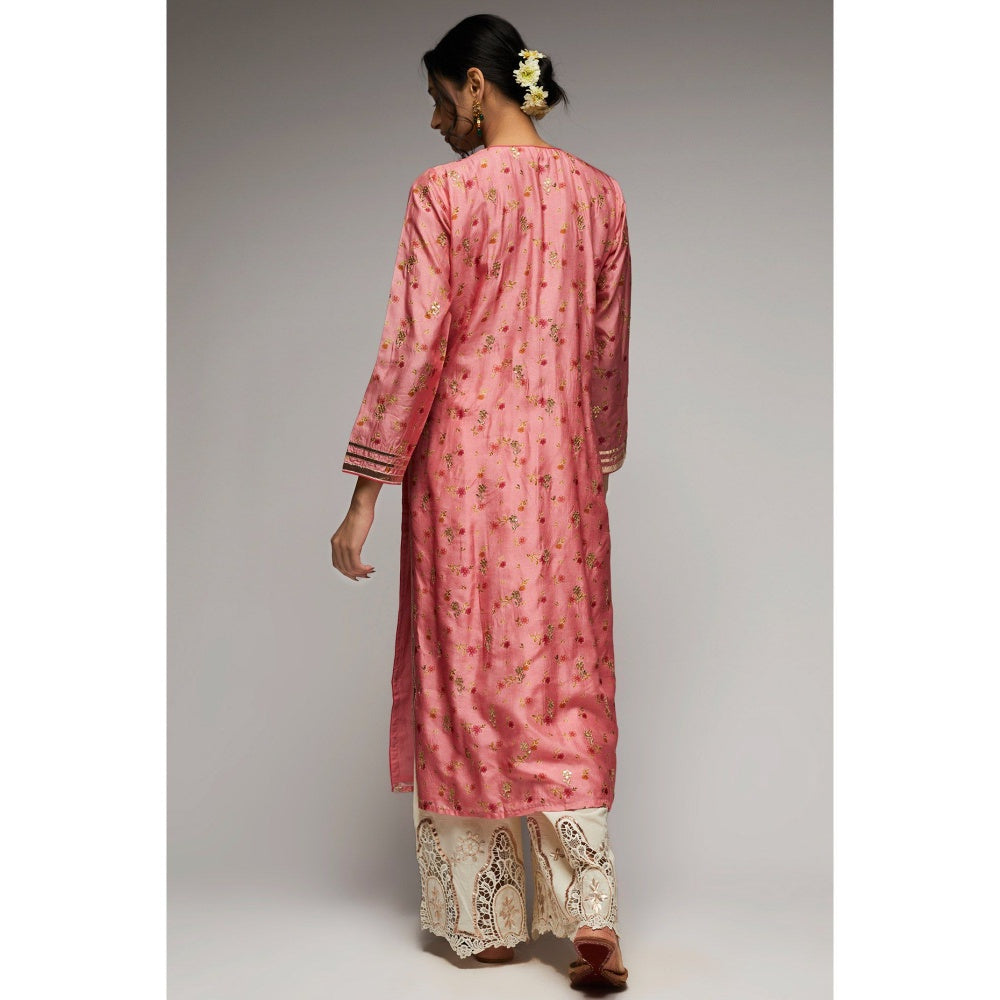 Gopi Vaid Rashida Pink Tunic