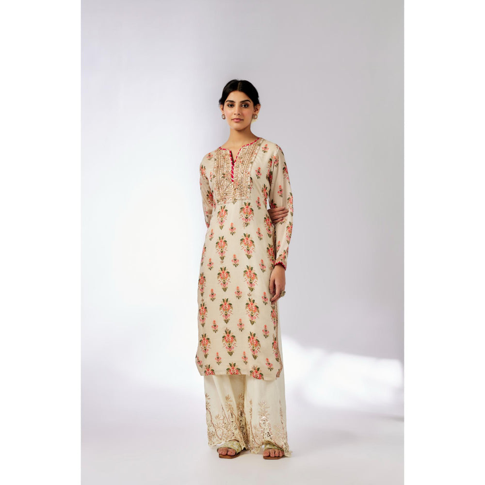 Gopi Vaid Ivory Neha Kurta