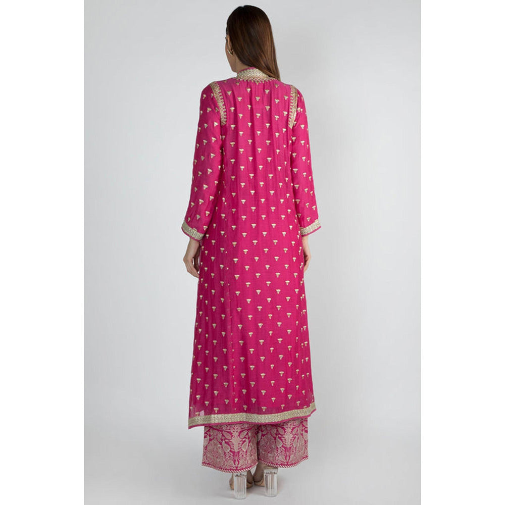 Gopi Vaid Meera Jacket Palazzo Set -Lara Dutta