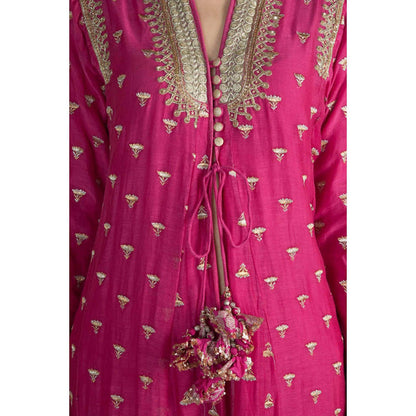 Gopi Vaid Meera Jacket Palazzo Set -Lara Dutta