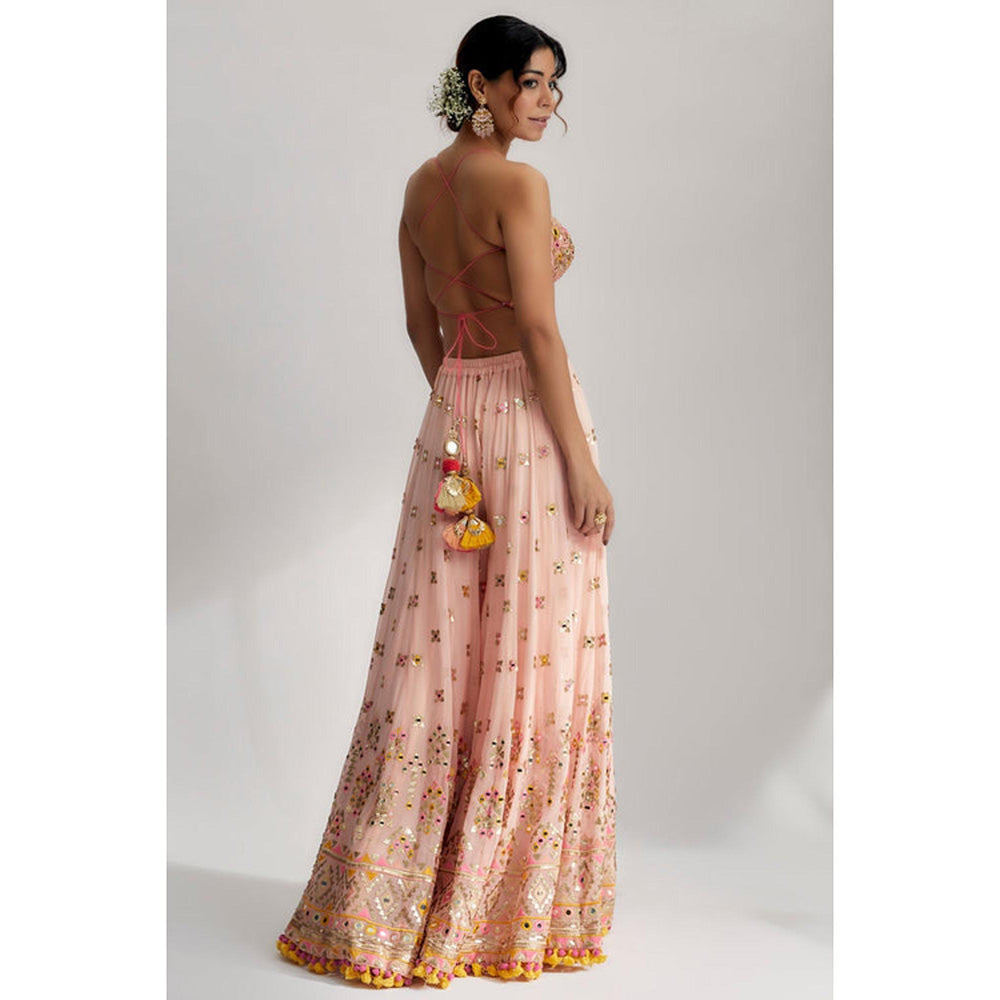 Gopi Vaid Ira Bustier With Flared Pants