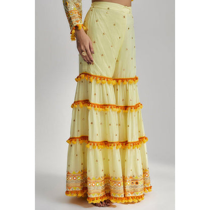 Gopi Vaid Maahika Layered Sharara Set