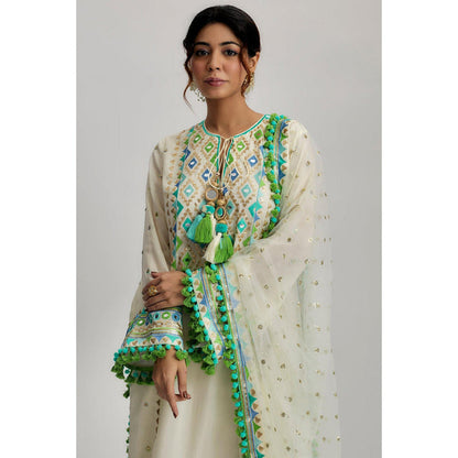 Gopi Vaid Nishika Long Kurta With Palazzo