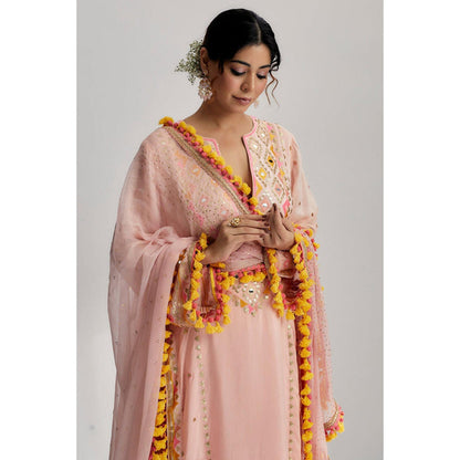 Gopi Vaid Nishika Long Kurta With Palazzo