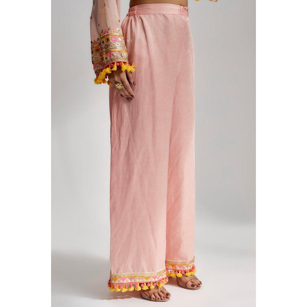 Gopi Vaid Nishika Long Kurta With Palazzo