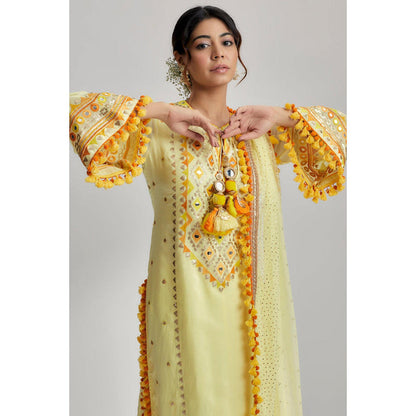 Gopi Vaid Nishika Long Kurta With Palazzo